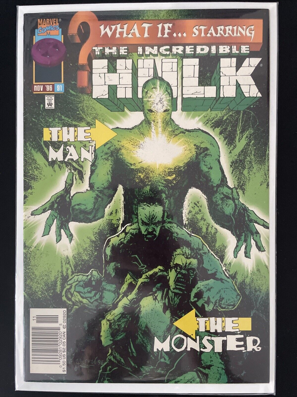 What If...? #91 (Marvel) Starring Incredible Hulk Newsstand Variant