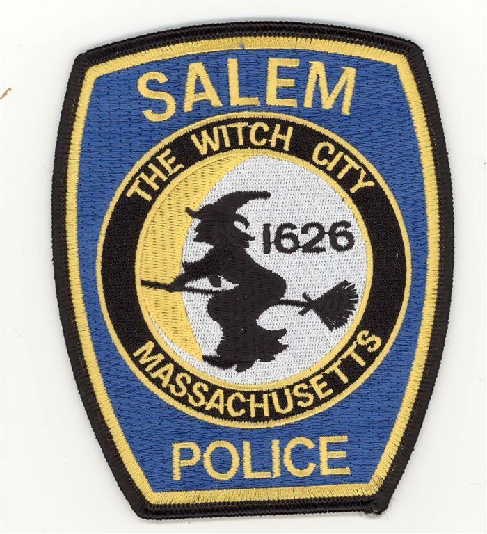 Massachusetts Salem Police Department Patch Halloween Witch (5\