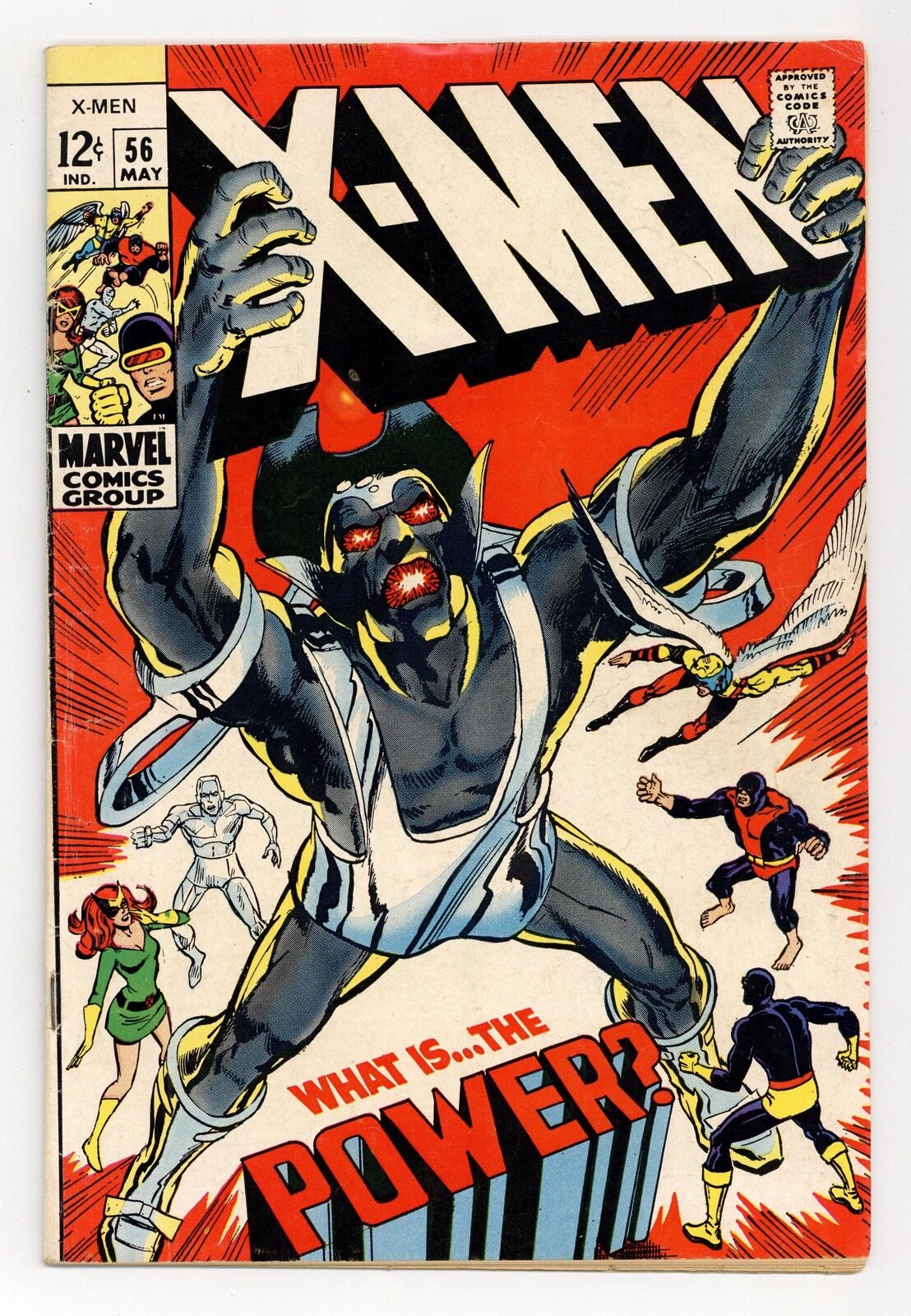 Uncanny X-Men #56 VG- 3.5 1969