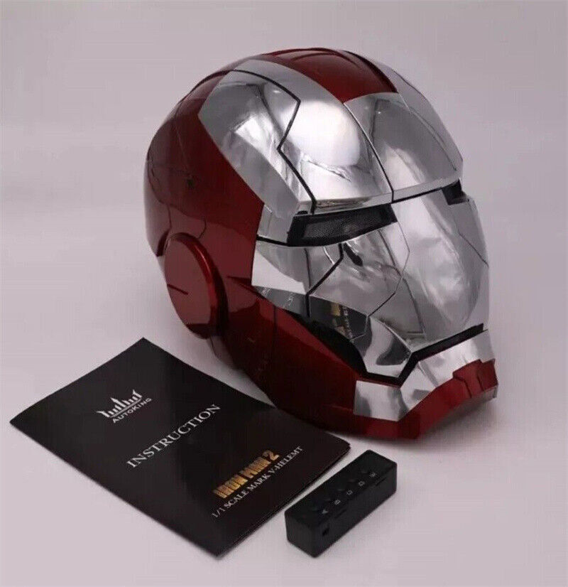 US AutoKing Iron Man MARK5 Helmet Mask Voice-control &Touch Remote Control 