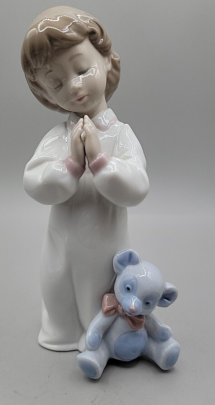 LLadro Nighttime Blessings 6581 Handmade Spain 1989 Childhood Collection 