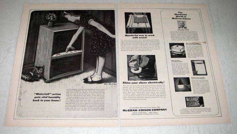 1963 McGraw-Edison Ad - Vital Humidity