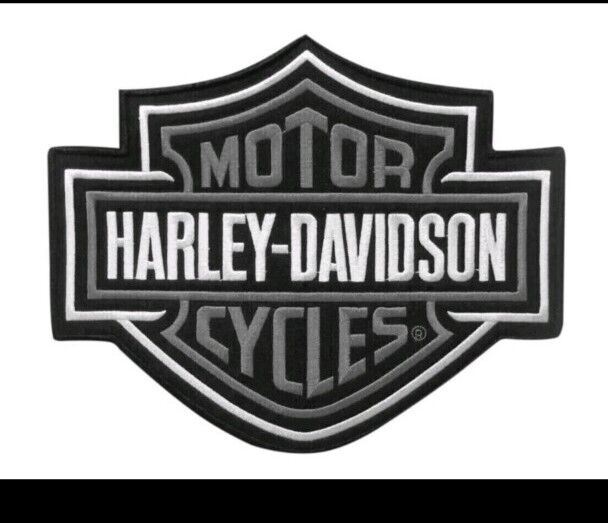 Harley Davidson Bar & Shield “Large” Sew-on Patch Embroidery Patch