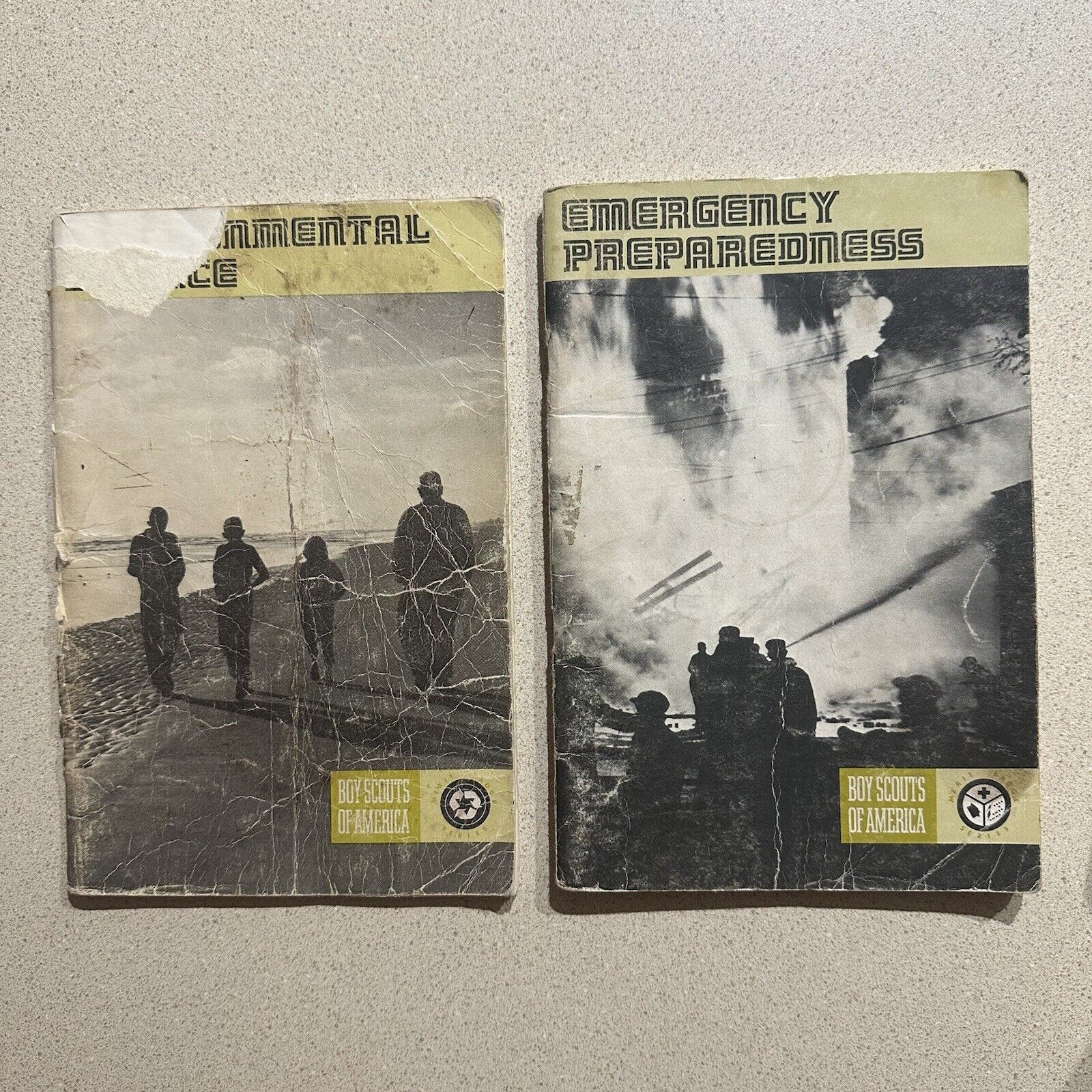 1972 Boy Scouts of America Emergency Preparedness Books (1975/6 Reprint)
