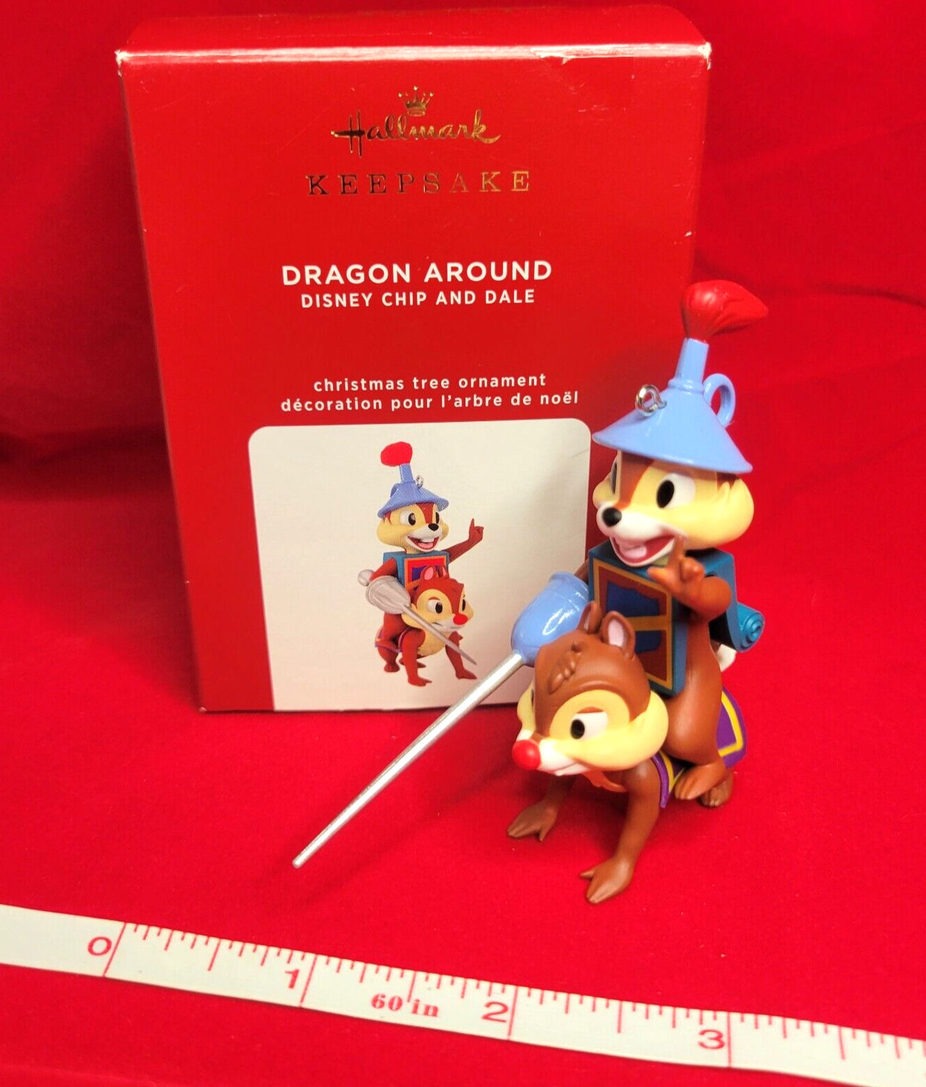 2020 Dragon Around Chipmunks Chip and Dale Keepsake Ornament Hallmark Disney