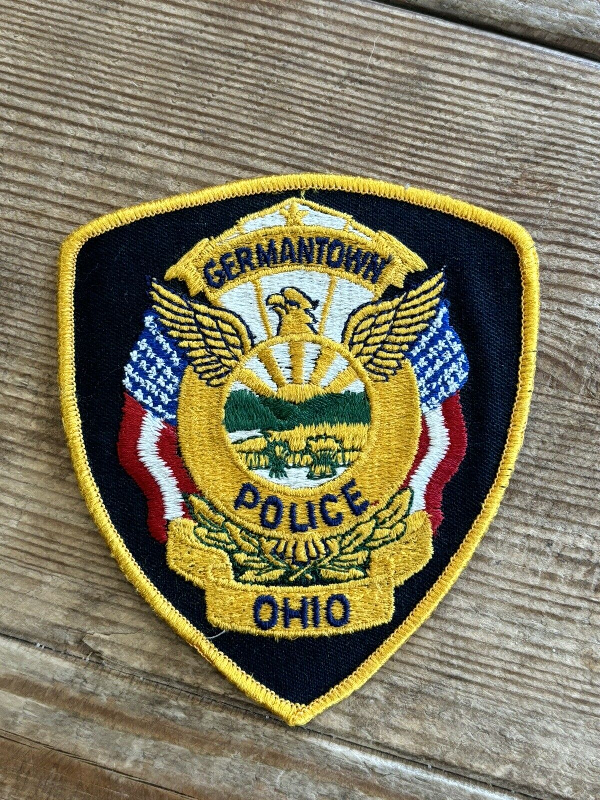 Germantown Ohio OH Police Shoulder Patch New 