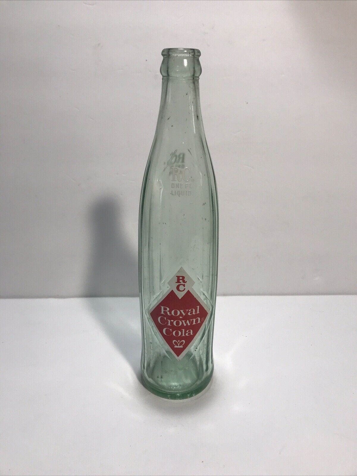 Vintage 1960’s Royal Crown Cola Glass Bottle 16 Oz