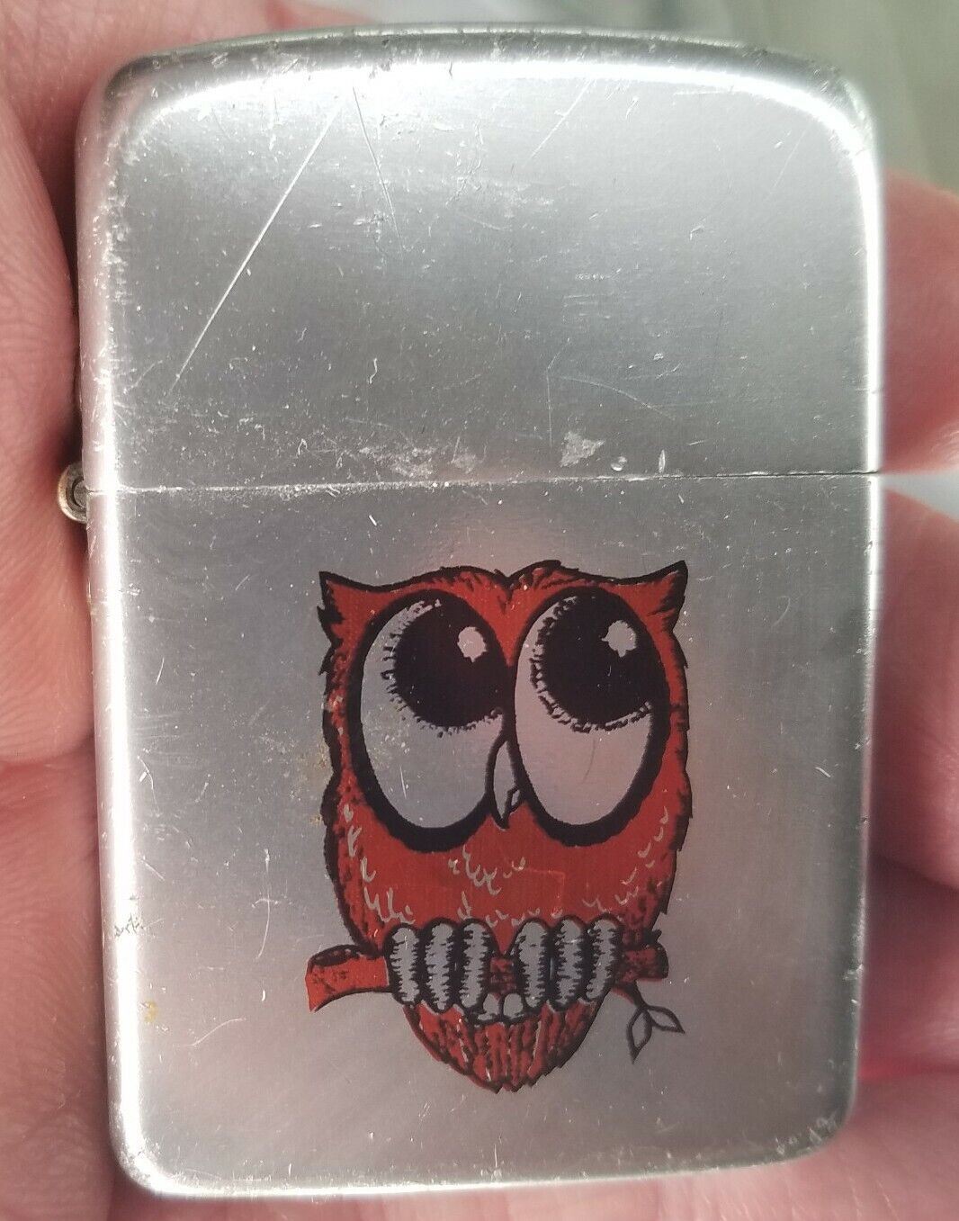 Storm King Lighter With Owl Logo Murfreesboro Tennessee USA VTG G