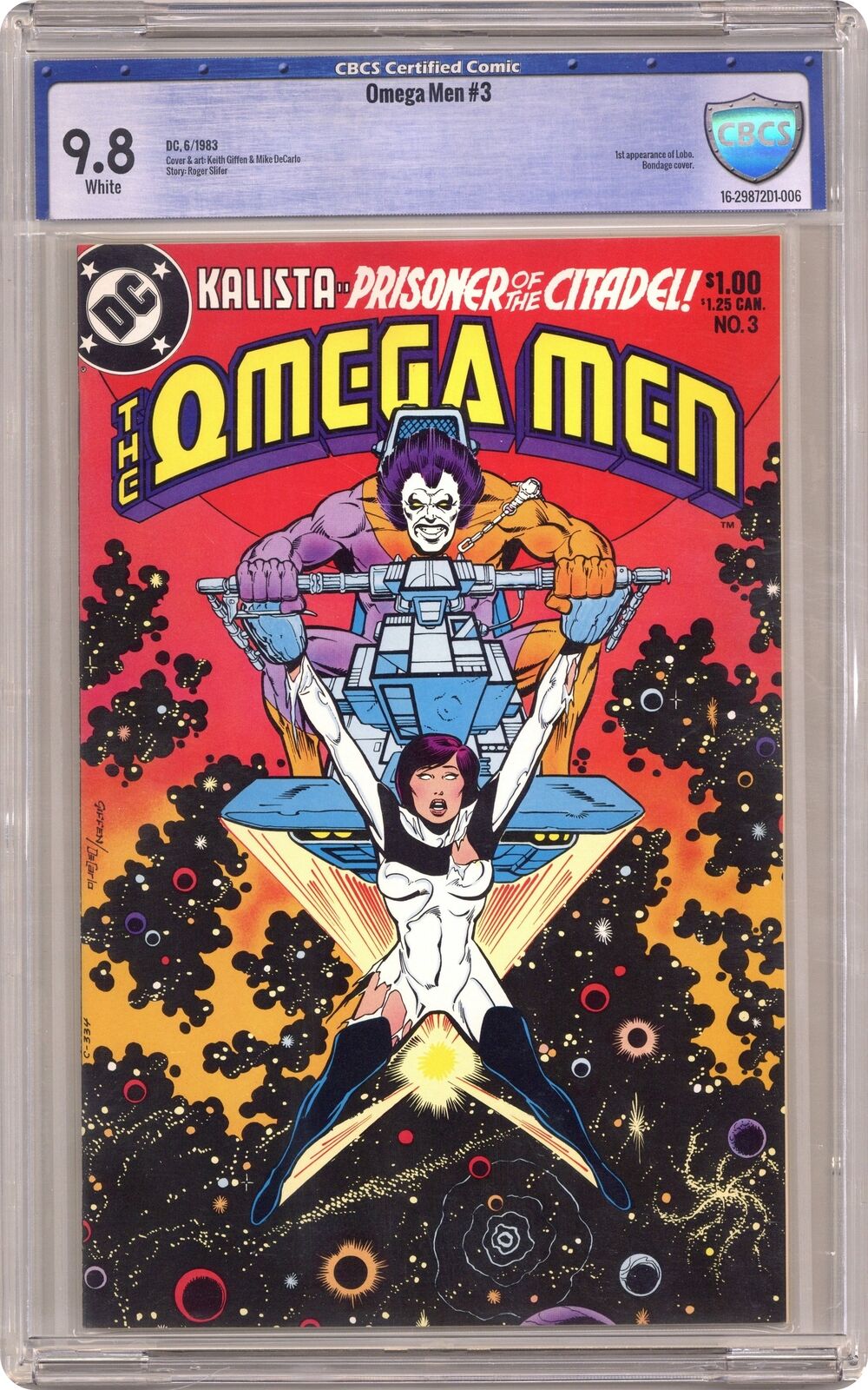 Omega Men #3 CBCS 9.8 1983 16-29872D1-006 1st app. Lobo