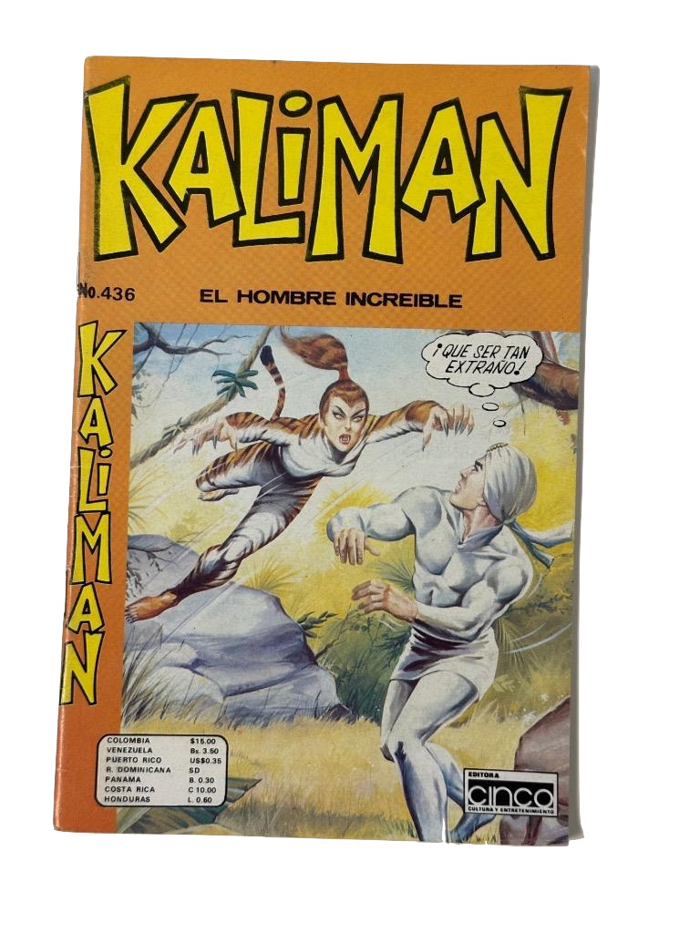 KALIMAN 1983 El hombre Increible Comic Magazine Book #436