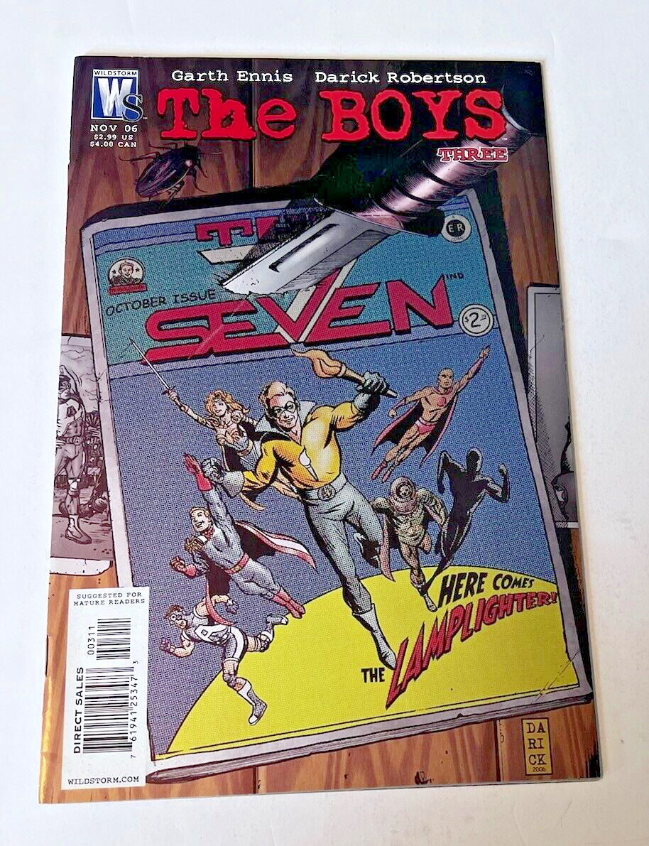 Wildstorm Comics THE BOYS #3 FIRST APPEARANCE OF THE SEVEN HOMELANDER
