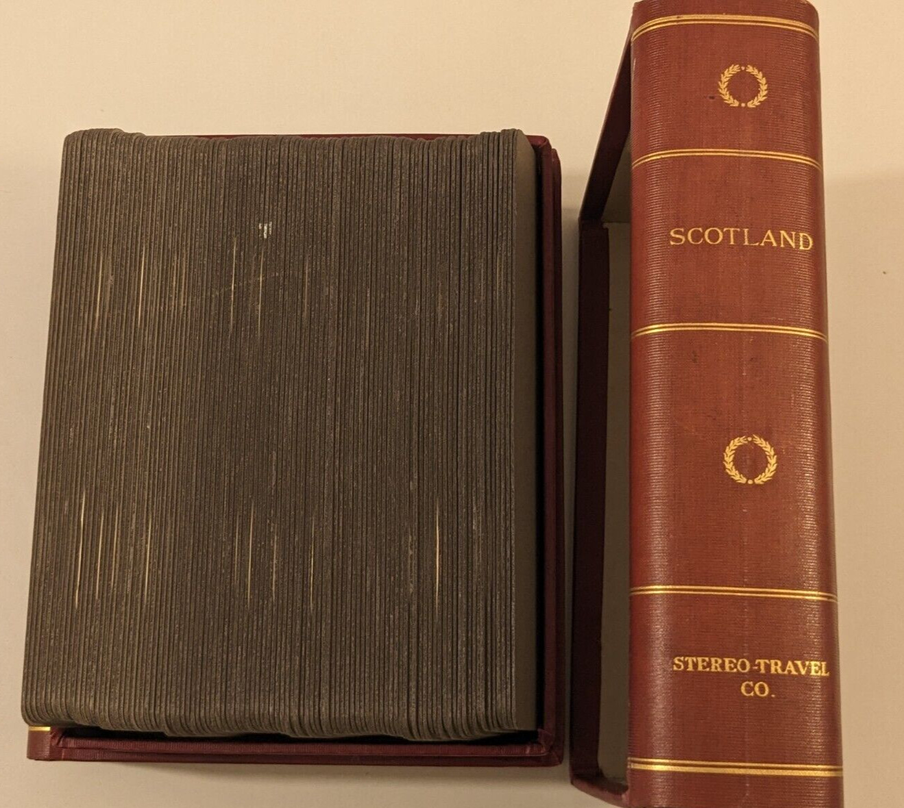 (100) Scotland Stereo Travel Stereoview Photographs Boxed Set