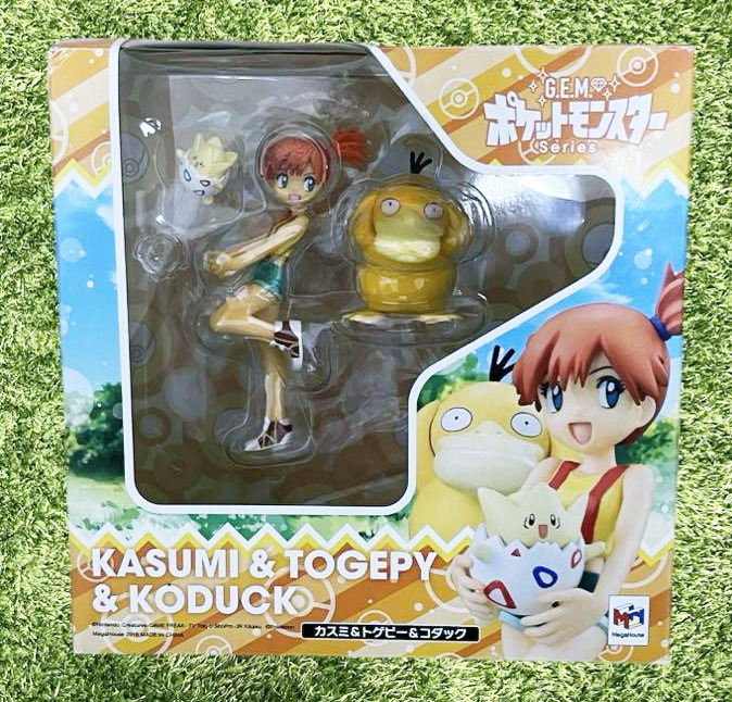 MegaHouse G.E.M. Series 2016 Pokemon Misty, Togepi and Psyduck Figure From Japan