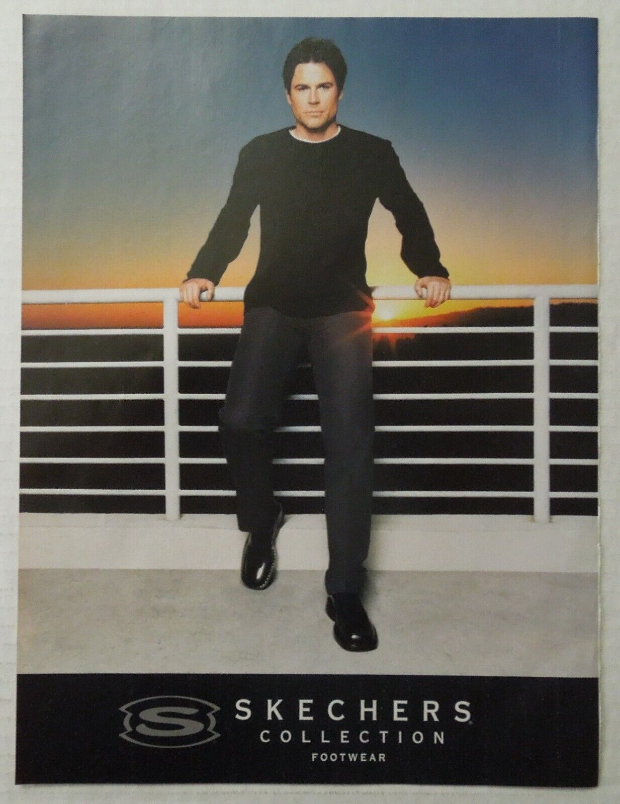 2001 SKECHERS Collection Footwear Magazine Ad - Actor ROB LOWE