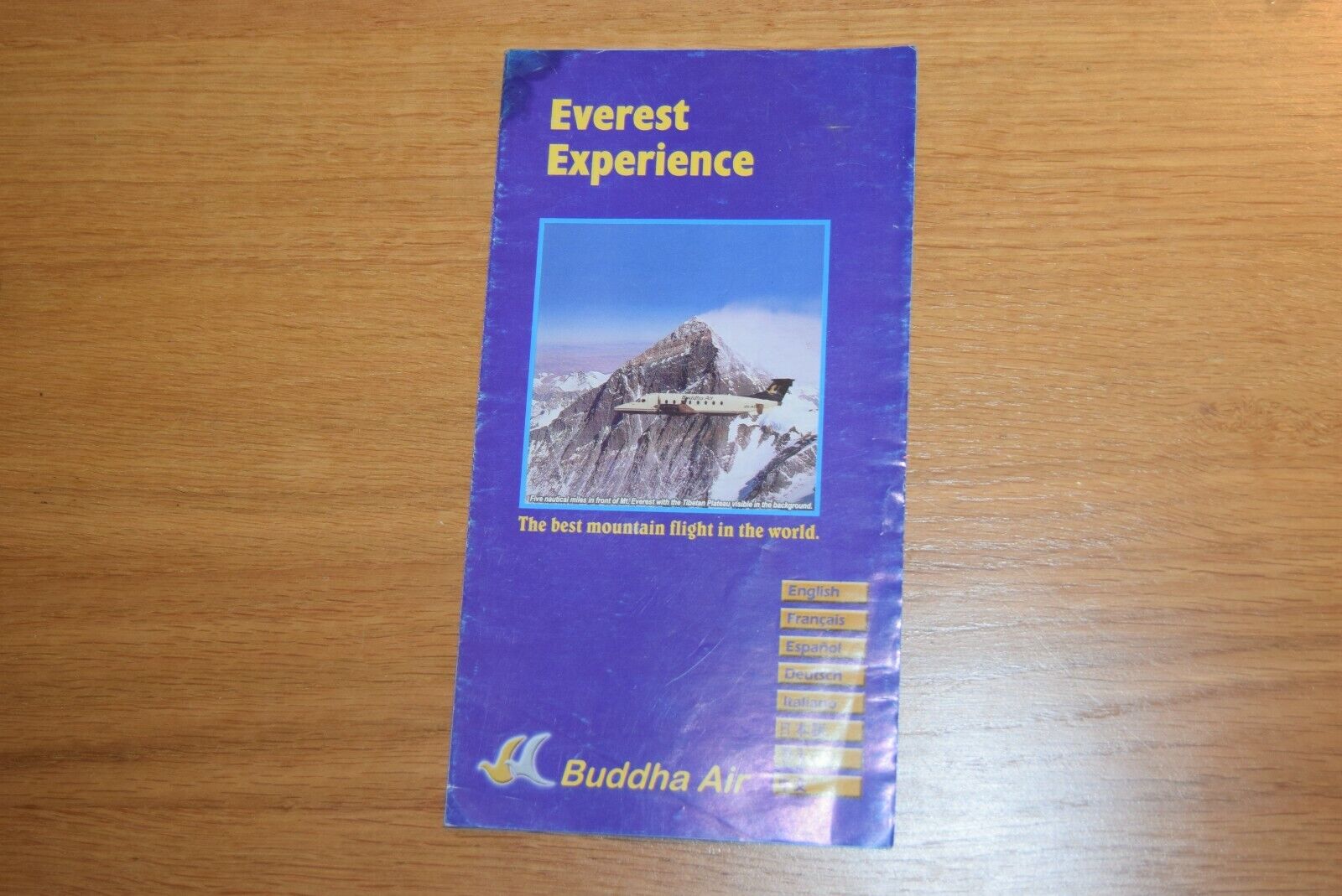RARE Buddha Air Everest Experience Mountain Flight brochure Nepal Himalayas