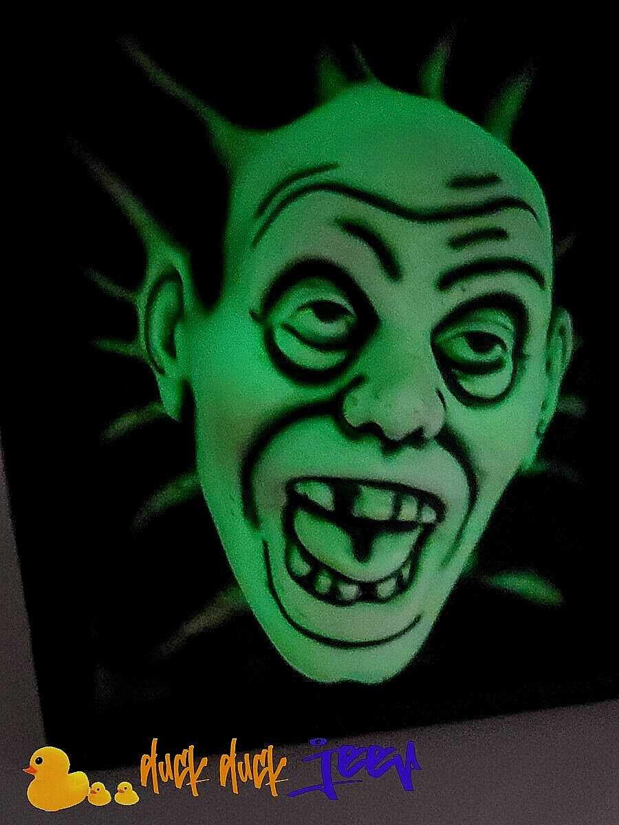 Dark Illusions Loud Mouth 3-D Glow-in-the-Dark Wall Hanging