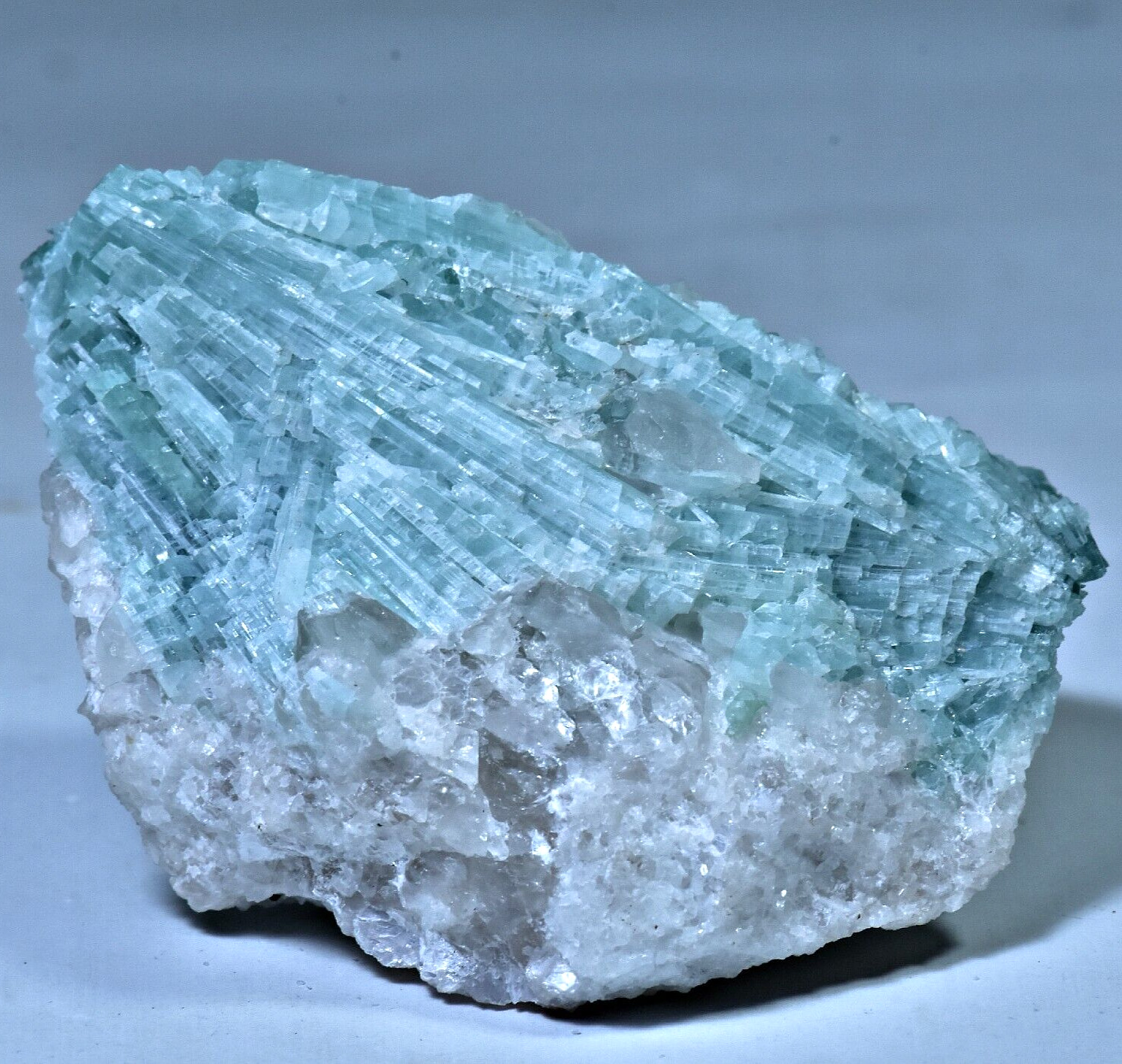 85 Gram Top Quality Amazing Lustrous Paraiba Color Tourmaline Crystals Bunch Spe