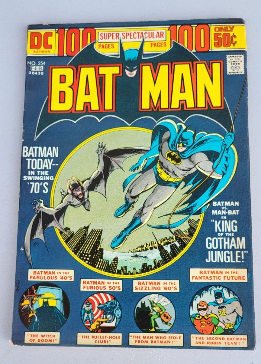 BATMAN #254 1974 FN+ 100pg SUPER-SPECTACULAR, MAN-BAT