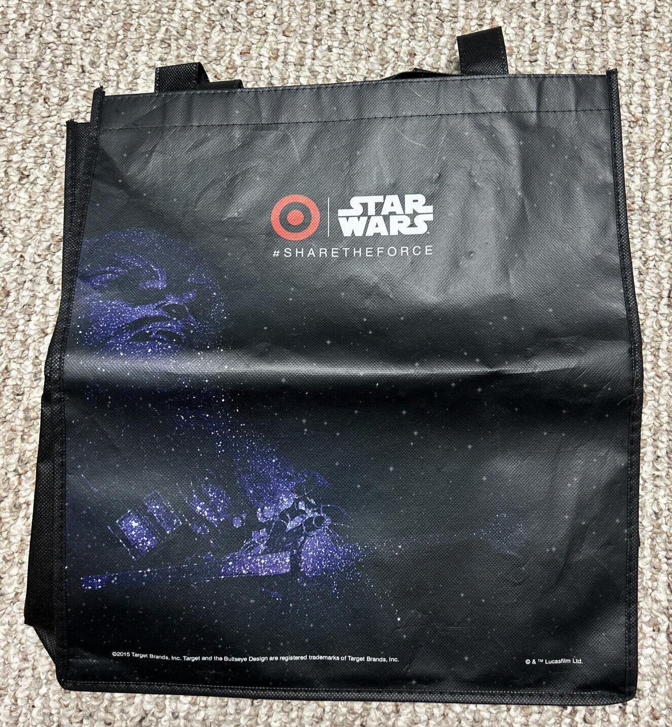 New 2015 Target Stores Star Wars # Share The Force Promotional Tote Bag