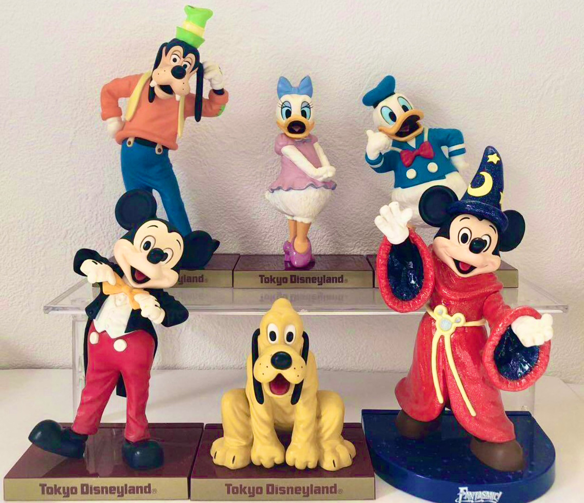 Disneyland Mickey Mouse & Friends Figure Set 6 Figurine Disney Parks Tokyo Japan