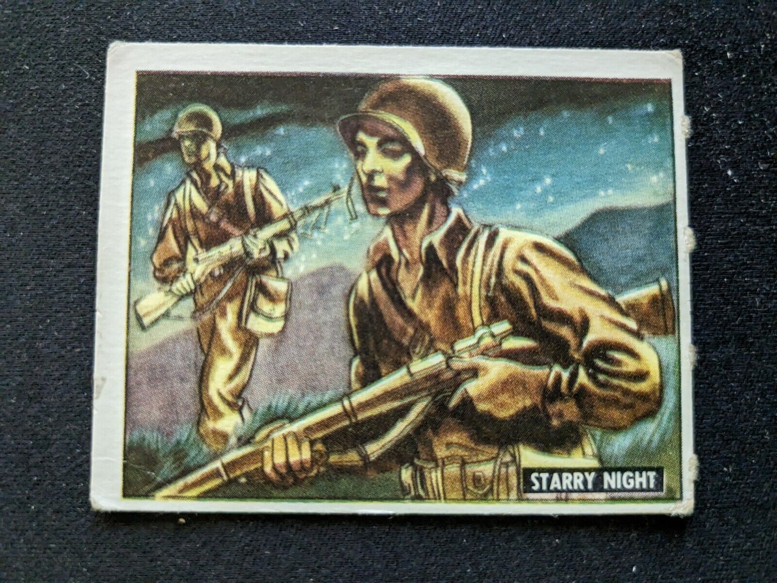 1950 Topps Freedom\'s War Card # 158 Starry Night (VG/EX)