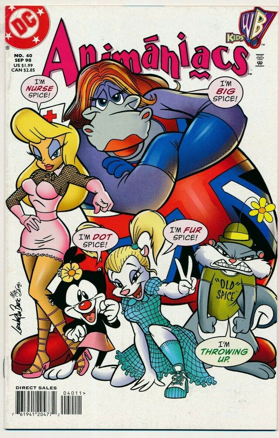 Animaniacs (DC, 1995 series) #40 VF