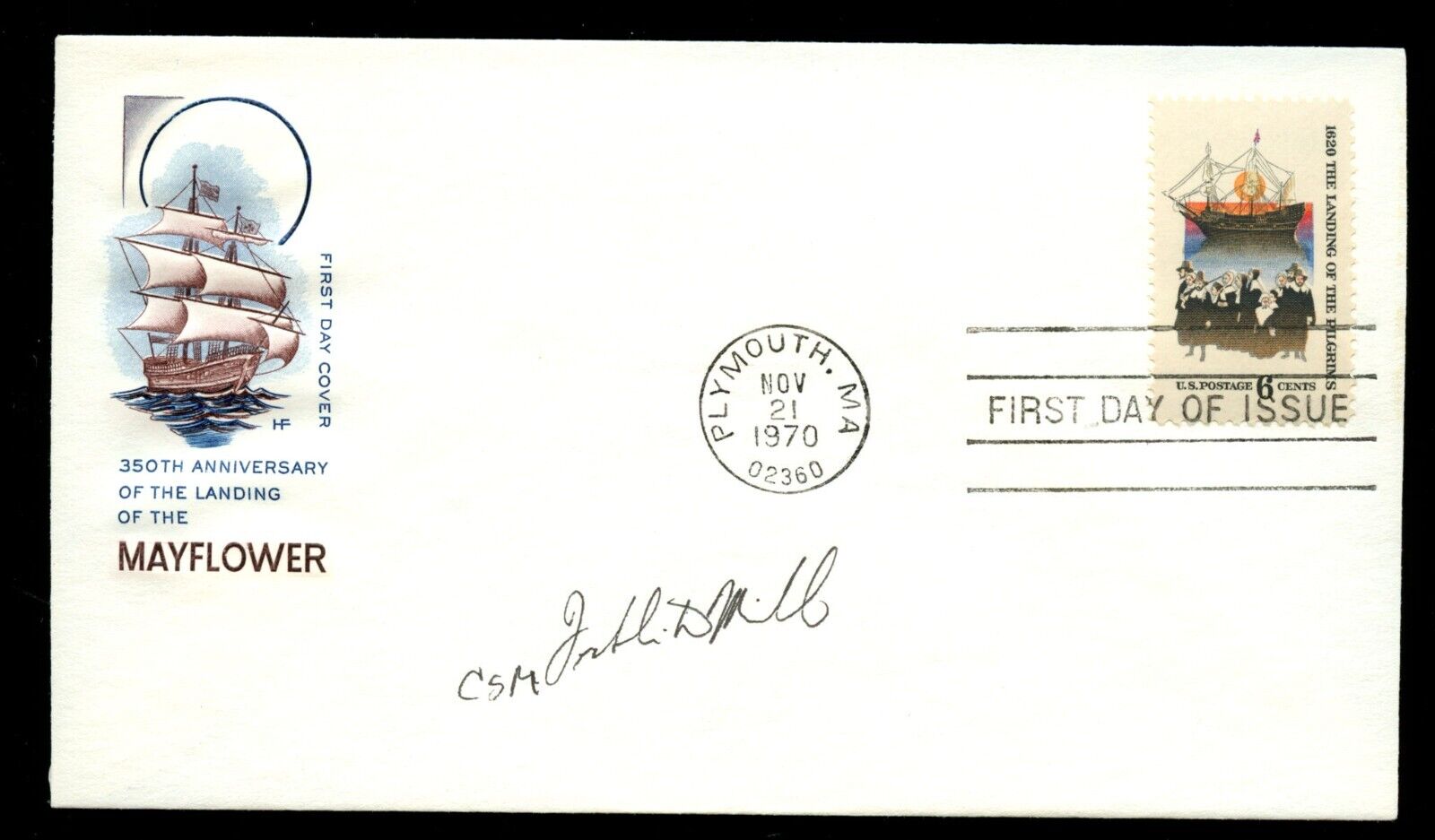 Franklin D Miller d2000 signed auto FDC Medal of Honor Recipient US Army Vietnam