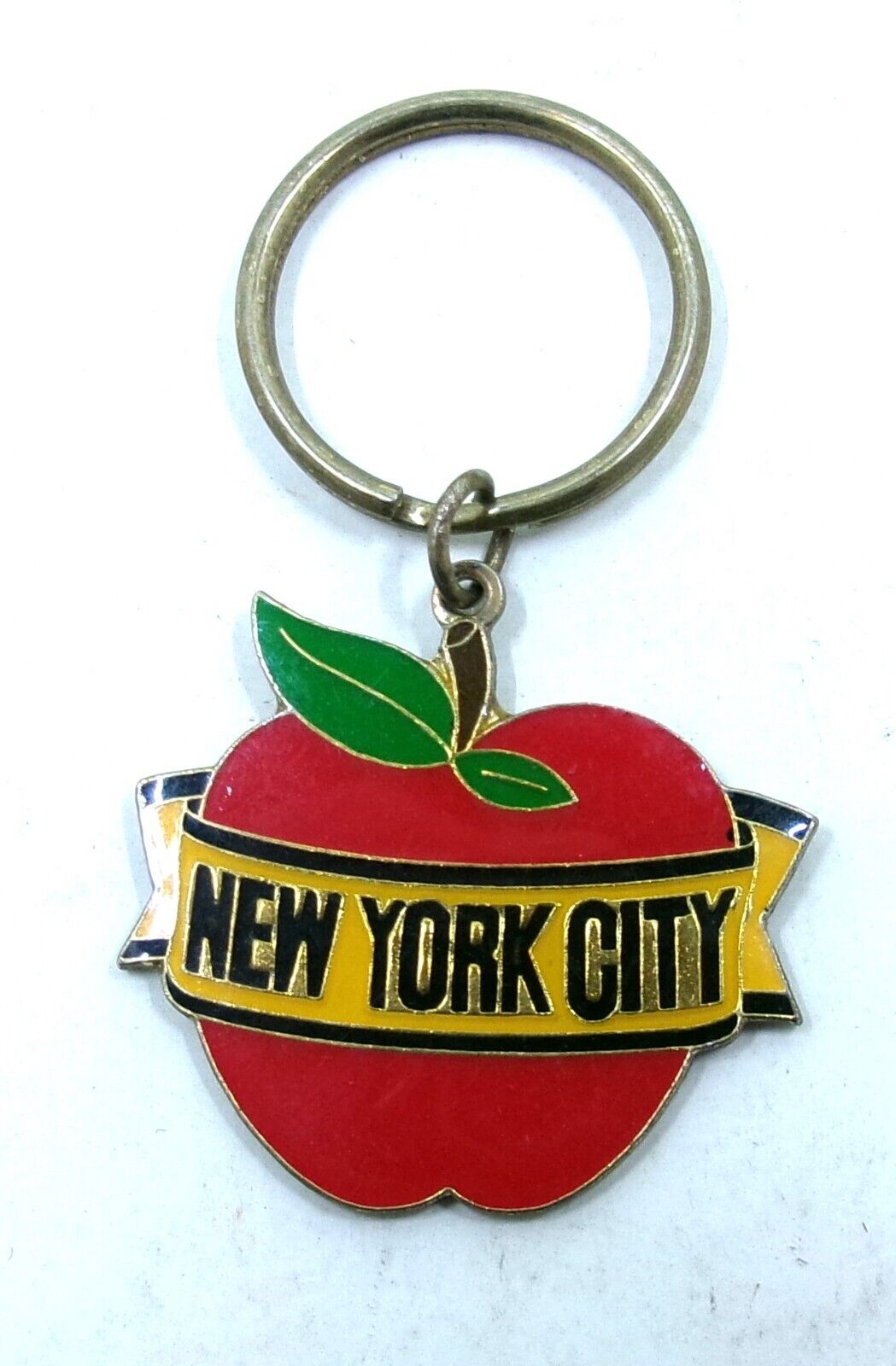 Vintage New York (Big Apple). City Merchandise. Key Ring.