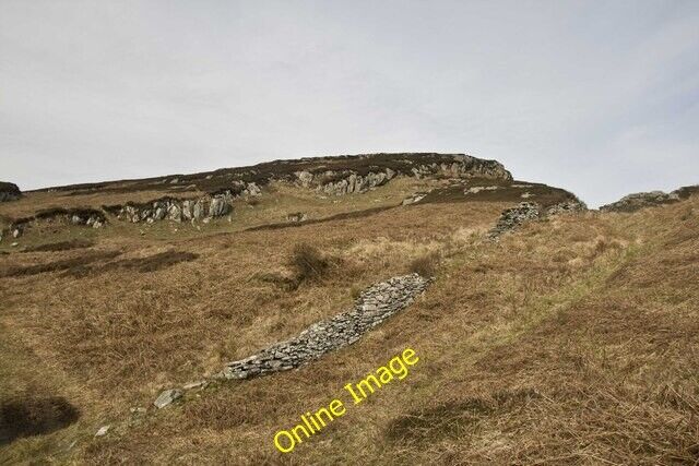 Photo 6x4 Dry Stone Wall at Sanaig Rocks, Islay Glac na Cr\\u00ecche  c2012