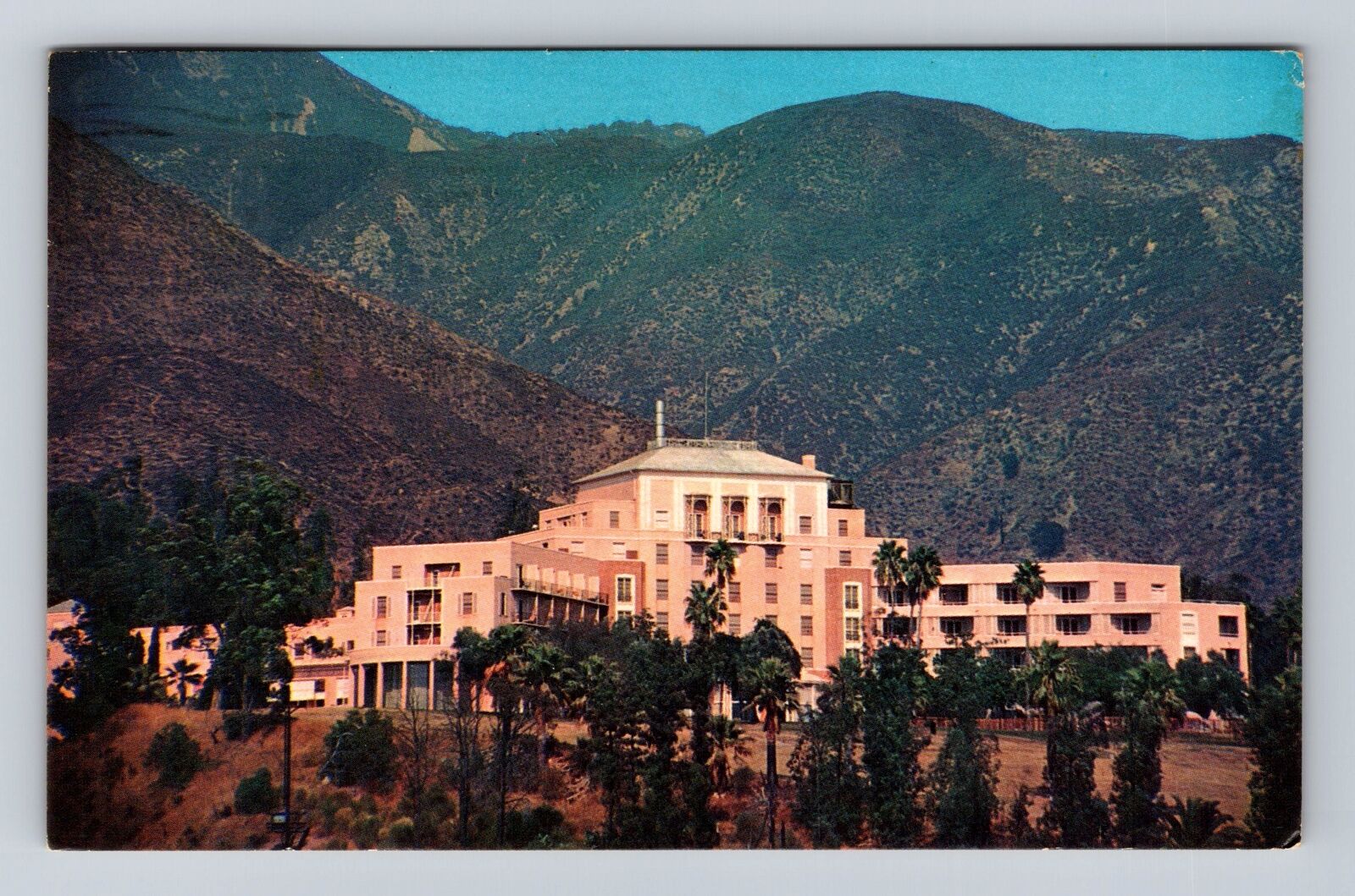 San Bernardino CA-California, Arrowhead Springs Hotel, Vintage Souvenir Postcard