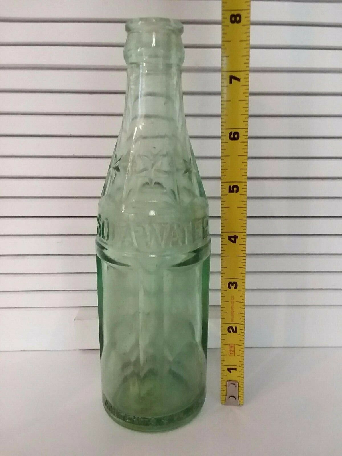 Coca Cola Soda Water Star Bottle 1920\'s Embossed Raised Letter Jasper Indiana