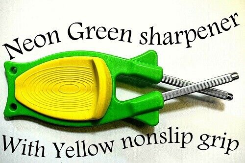 American made Block knife Sharpener with Non slip grip. made to reline blades.