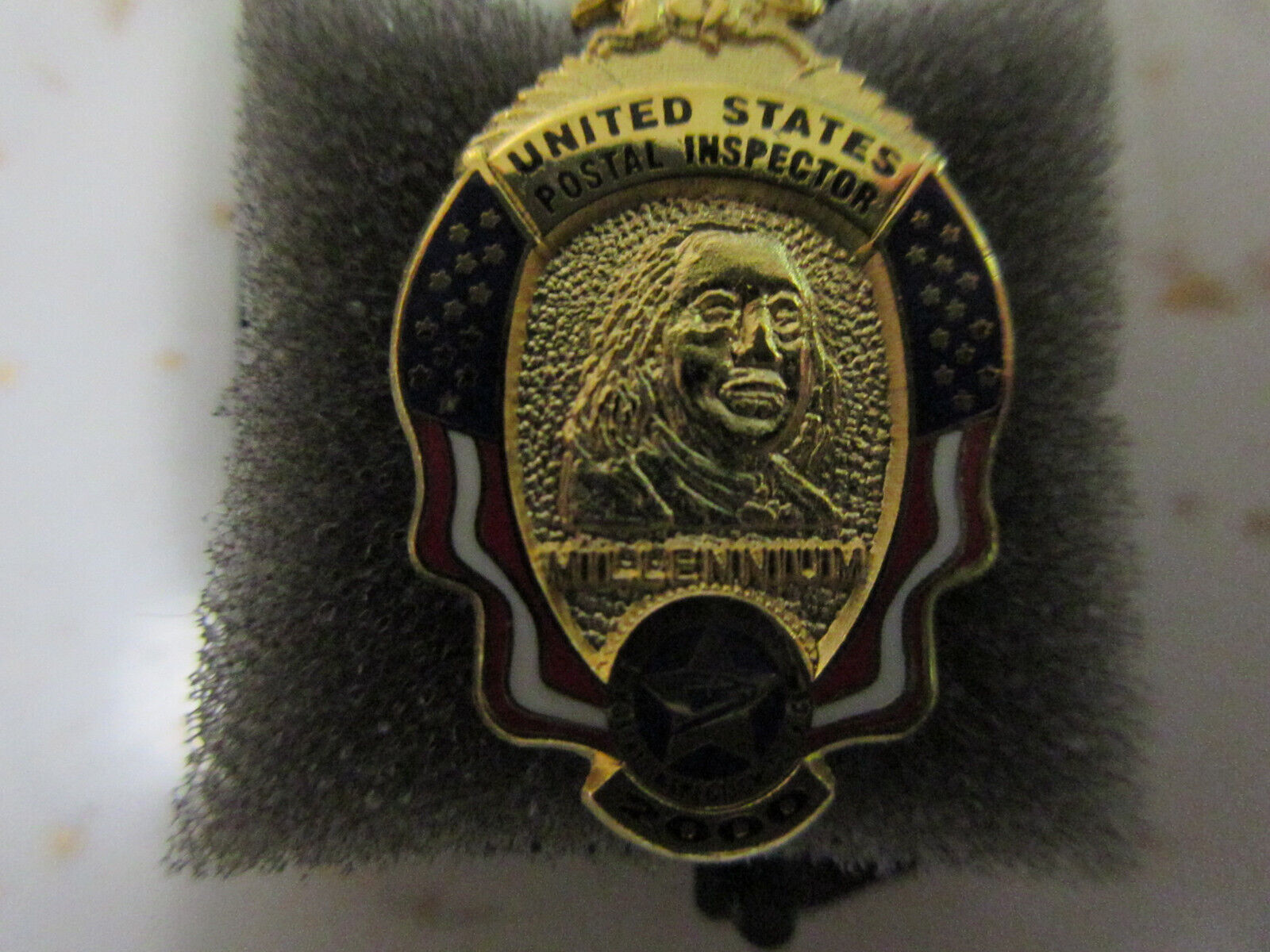 2000 Millennium USPS U.S. United States Postal Service Inspector Lapel Pin