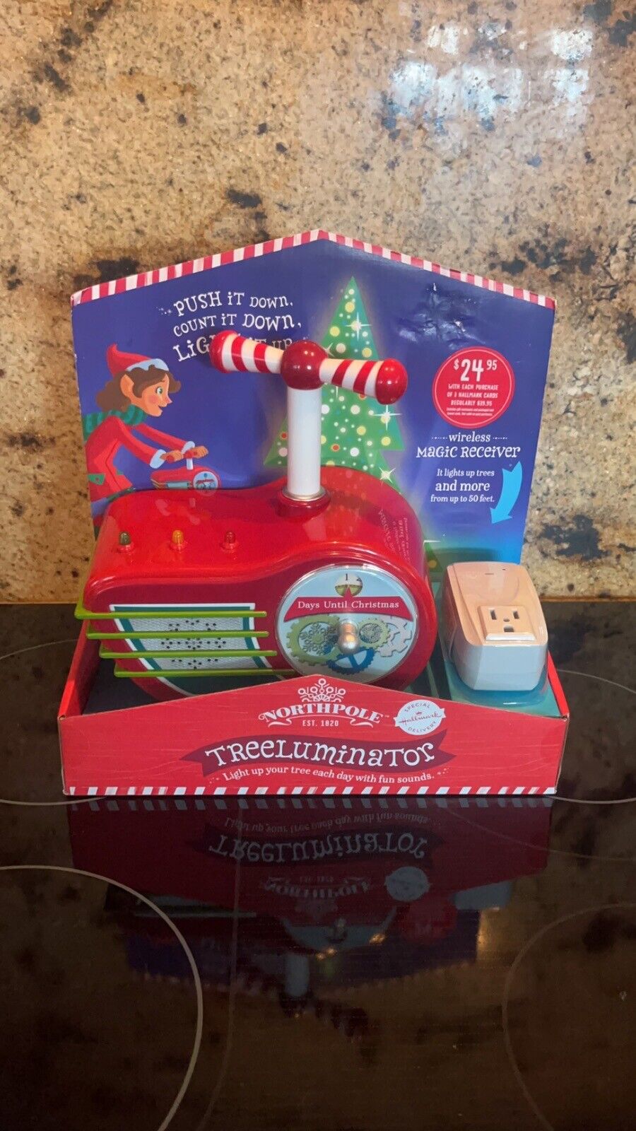 Hallmark Northpole Treeluminator Christmas Tree Light Show 2014 New