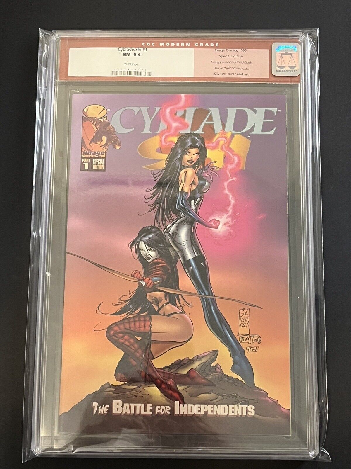 Cyblade/Shi #1 Special Edition (Image -1st app Witchblade -CGC 9.4 Red Label HTF