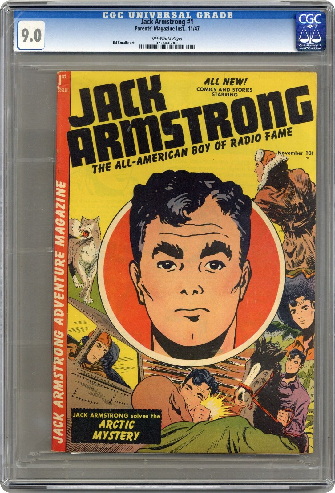 Jack Armstrong #1 CGC 9.0 1947 0774046003