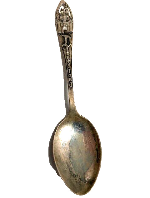 Vintage STERLING silver DISNEYLAND CASTLE Souvenir spoon WALT DISNEY productions