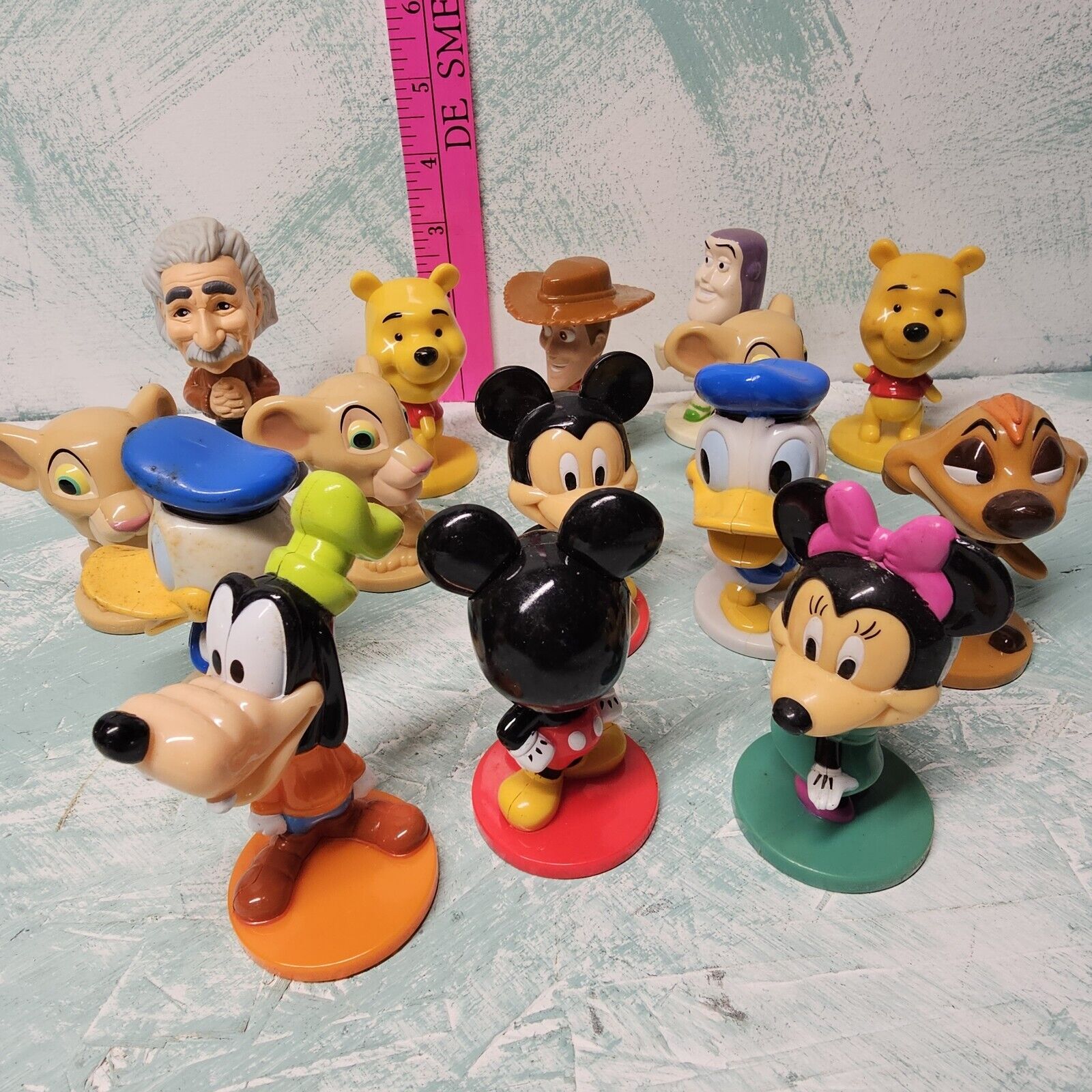 Large Lot Walt Disney World Resort Kellogs Plastic Mickey Mouse Bobble Head 3\