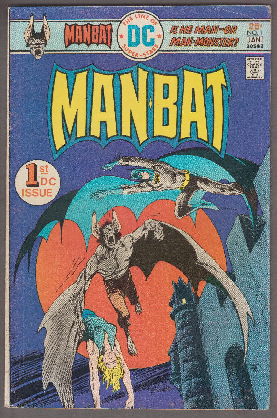Man-Bat #1 - 01/1976 - DC Comics 1st Solo Series