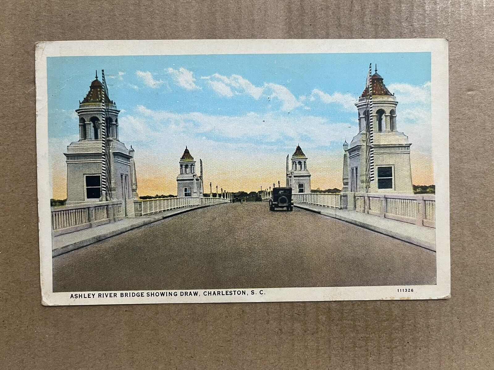 Postcard Charleston SC South Carolina Ashley River Bridge Vintage PC