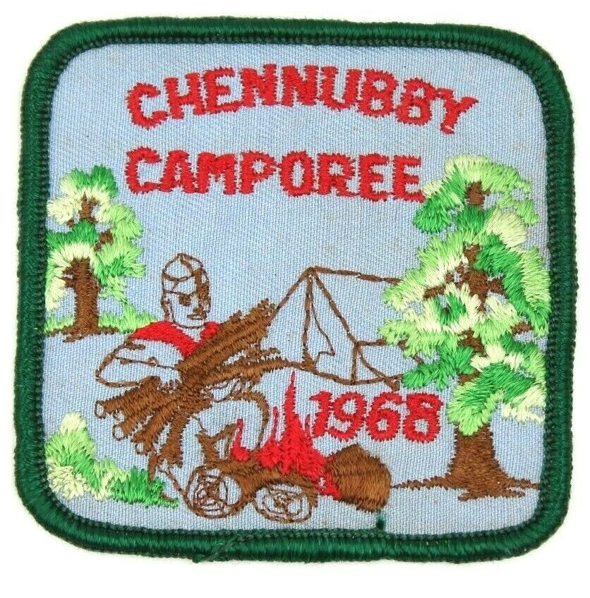Vintage 1968 Chennubby Camporee Patch Boy Scouts BSA