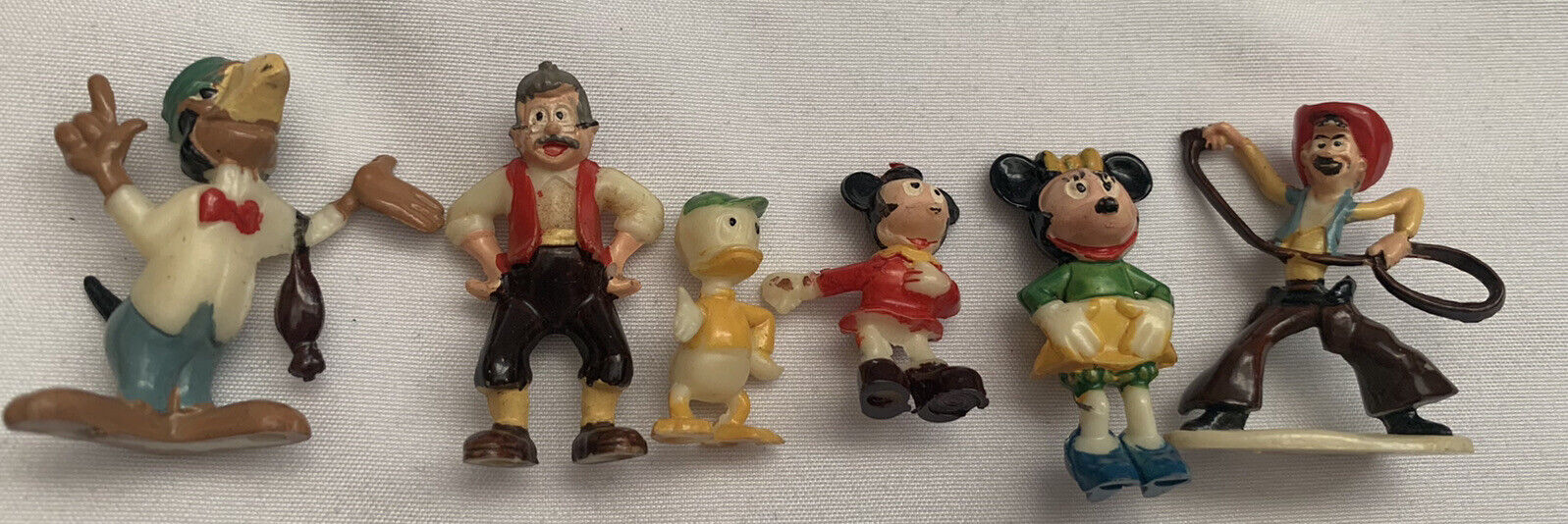 Vintage Marx DISNEYKINS Miniature Plastic Walt Disney Character Figures