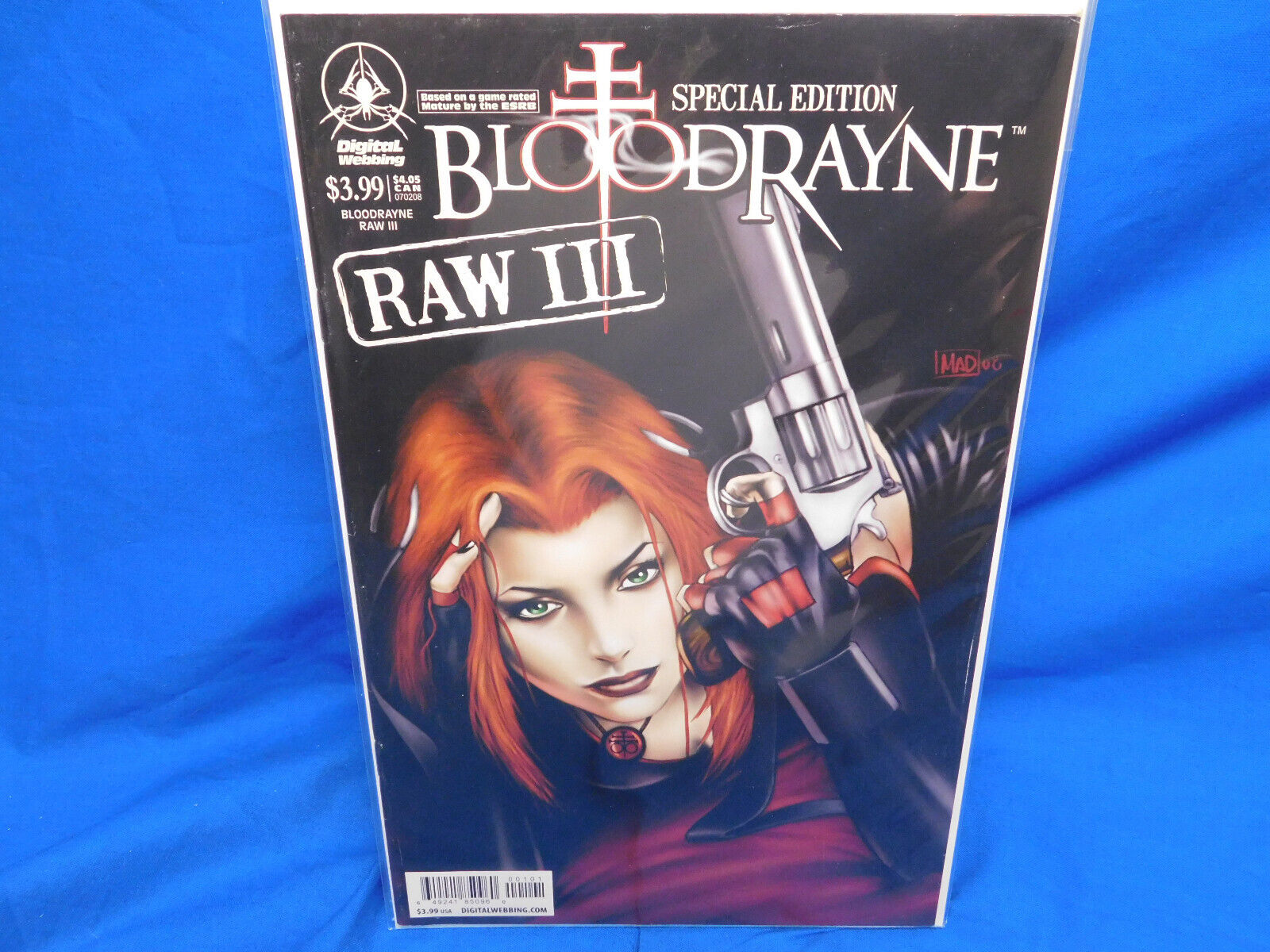 Bloodrayne Raw III #3 Comic Digital Webbing Special Edition Video Game Based VF+