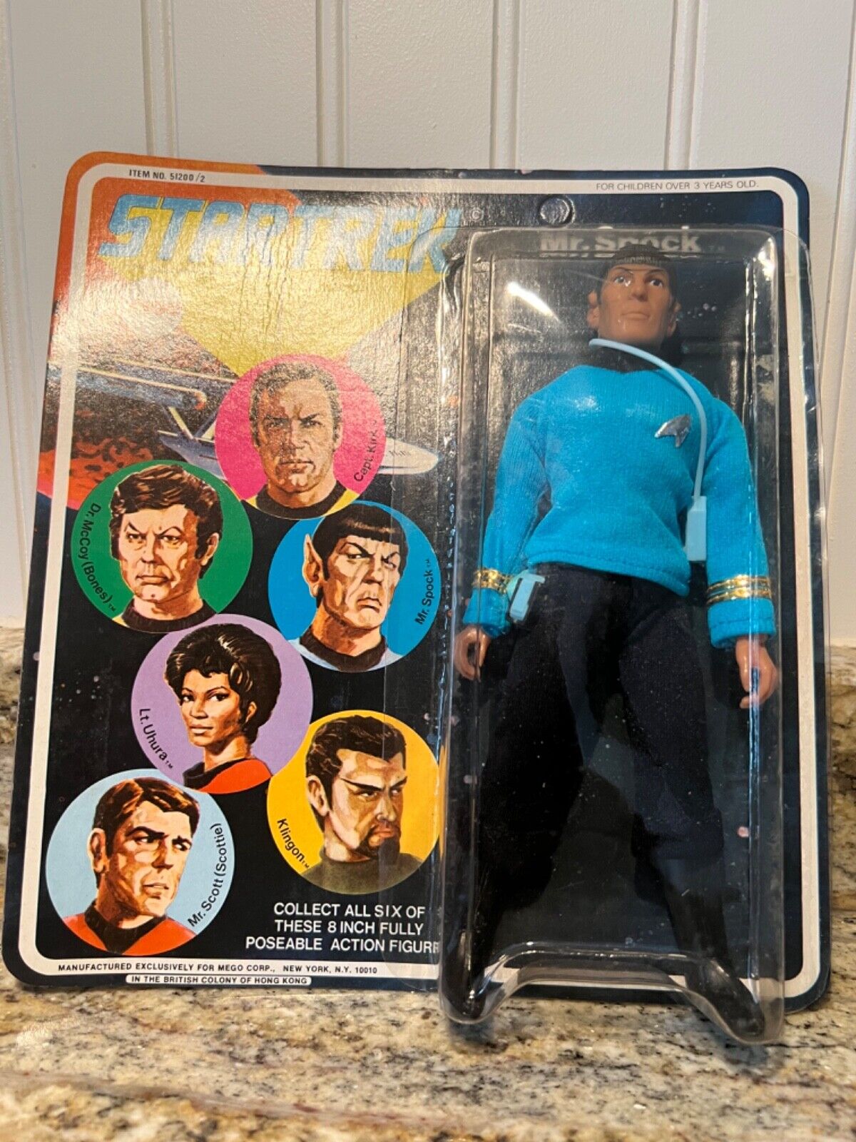 Star Trek 8 inch Mr. Spock, MEGO, 1974