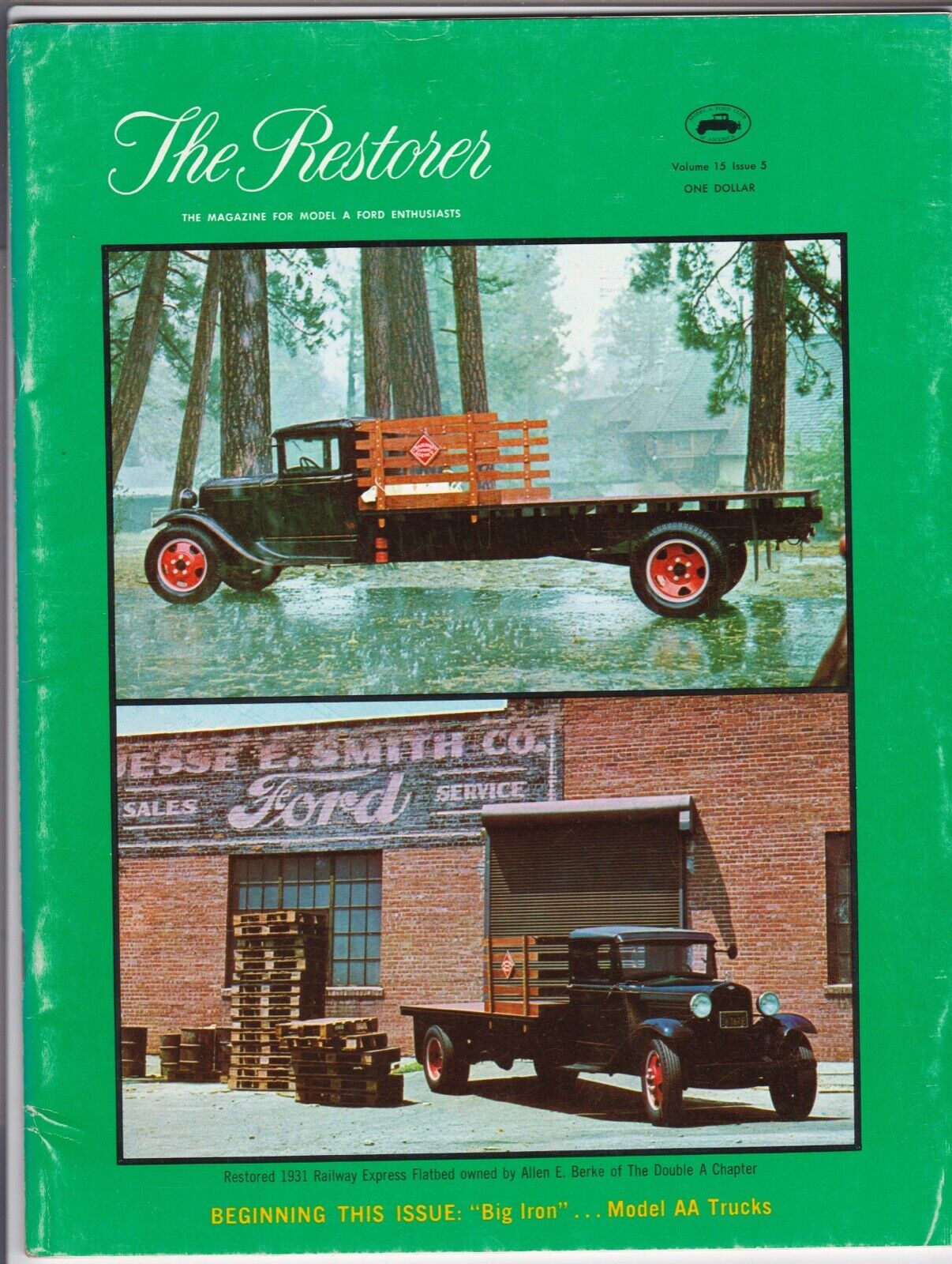THE MODEL A RESTORERS CLUB 15 YEARS AGO - THE RESTORE CAR MAGAZINE, JAN 1971 USA