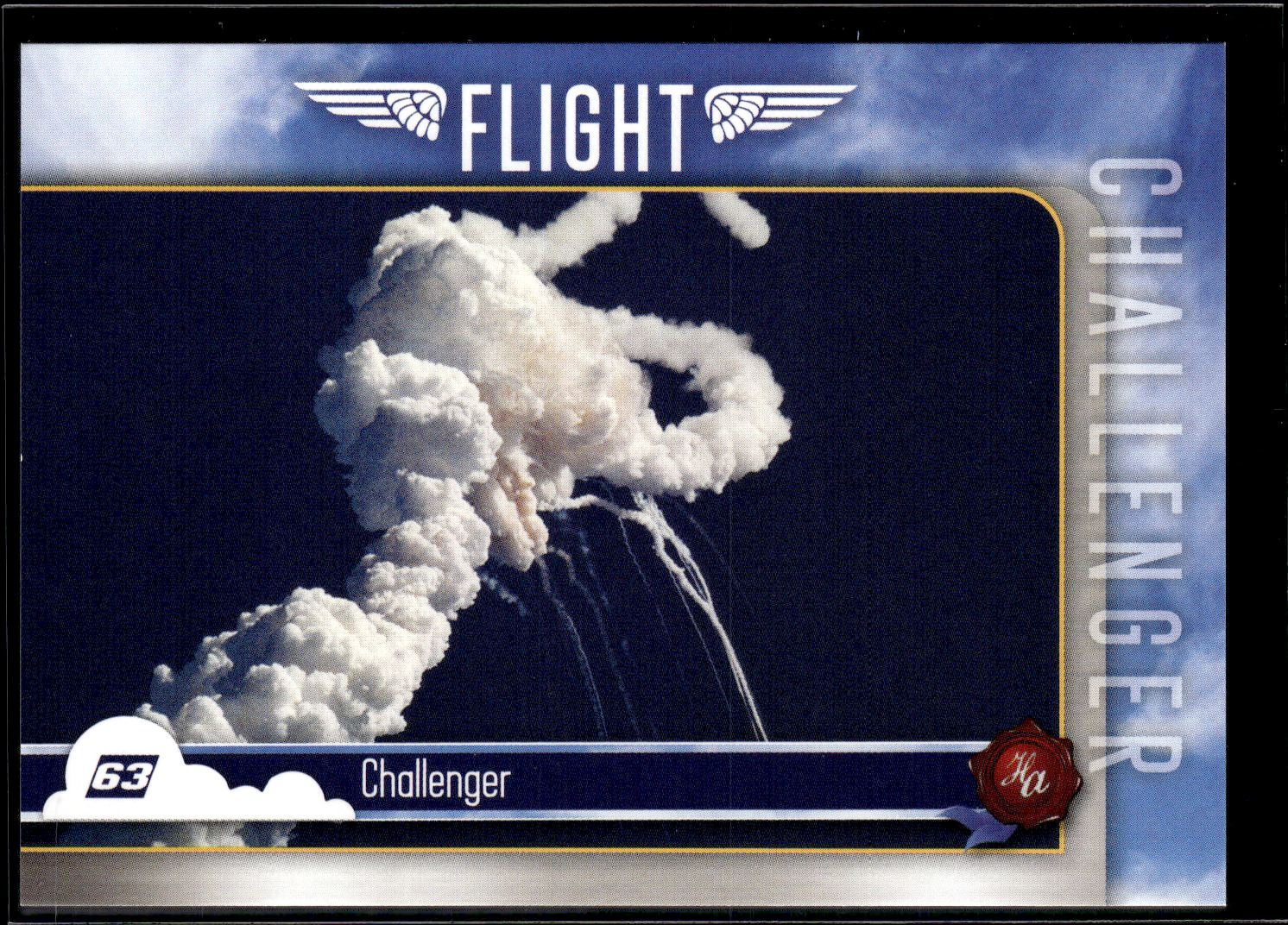 2023 Historic Autograph\'s Flight Challenger 1986 NASA Card #63