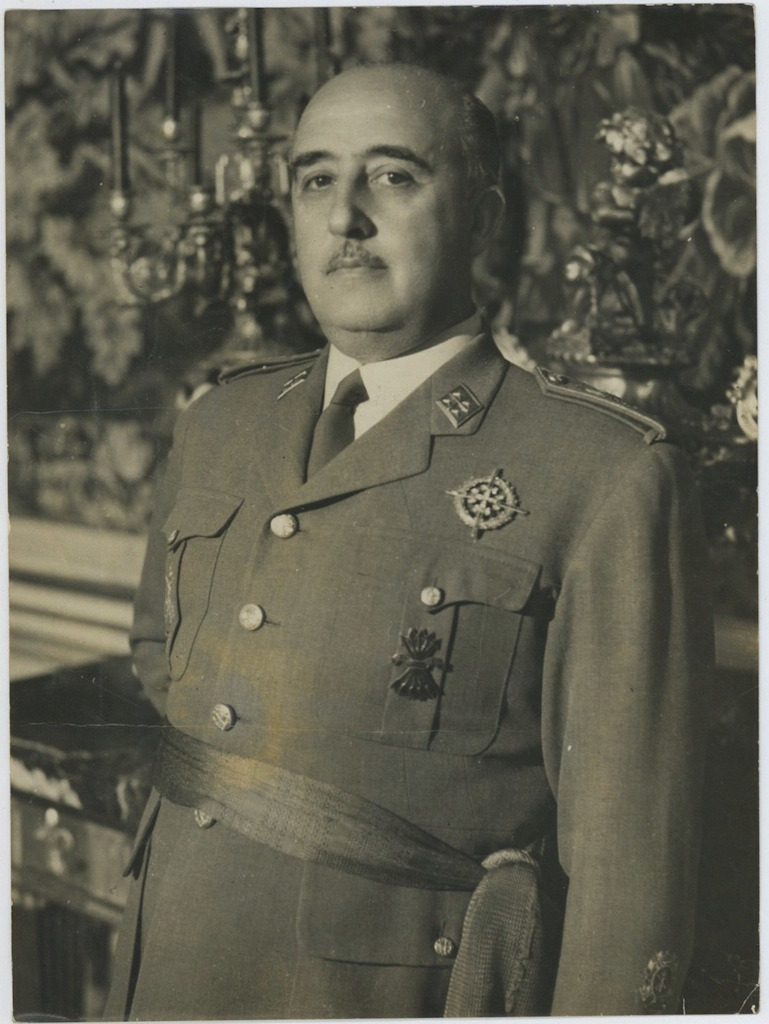 Espana, General Francisco Franco Vintage Silver Print Silver Print 1