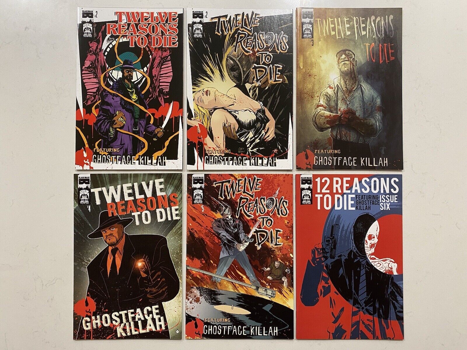 Twelve Reasons To Die #2,3,4,5,6 (Black Mask Comics) Lot Of 6 Ghostface Killah