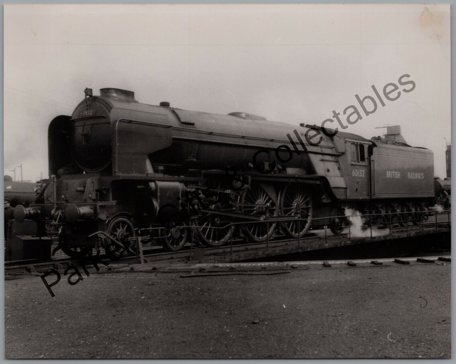 BR Steam Train Locomotive No 60132 British Railway Photograph