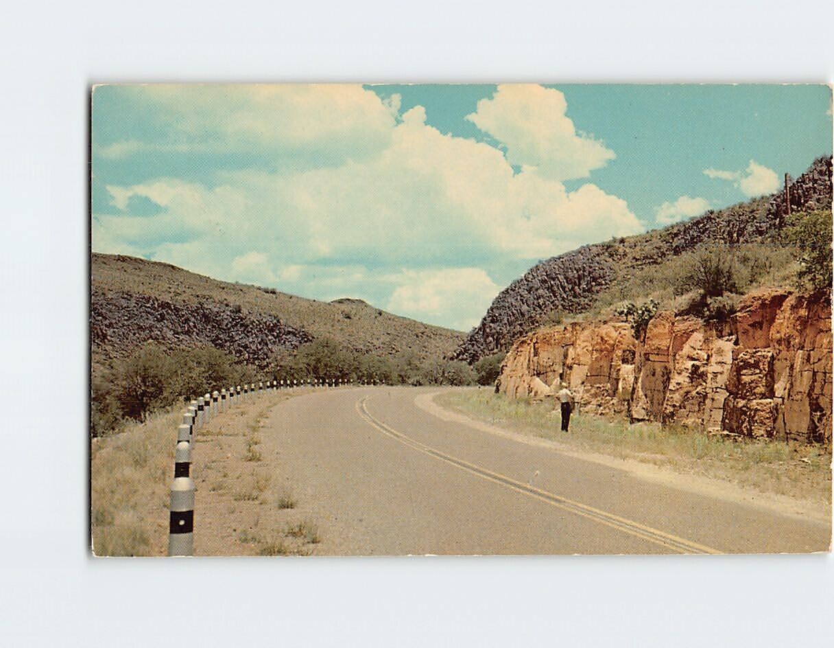 Postcard A beautiful drive in the Davis Mountains of West Texas USA